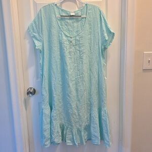 Poetry size 16 linen dress, new with tag